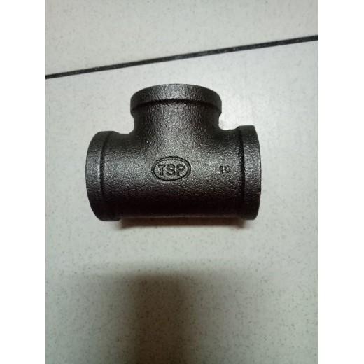 Tee Besi Hitam / Tee Steam Drat 1 Inch TSP