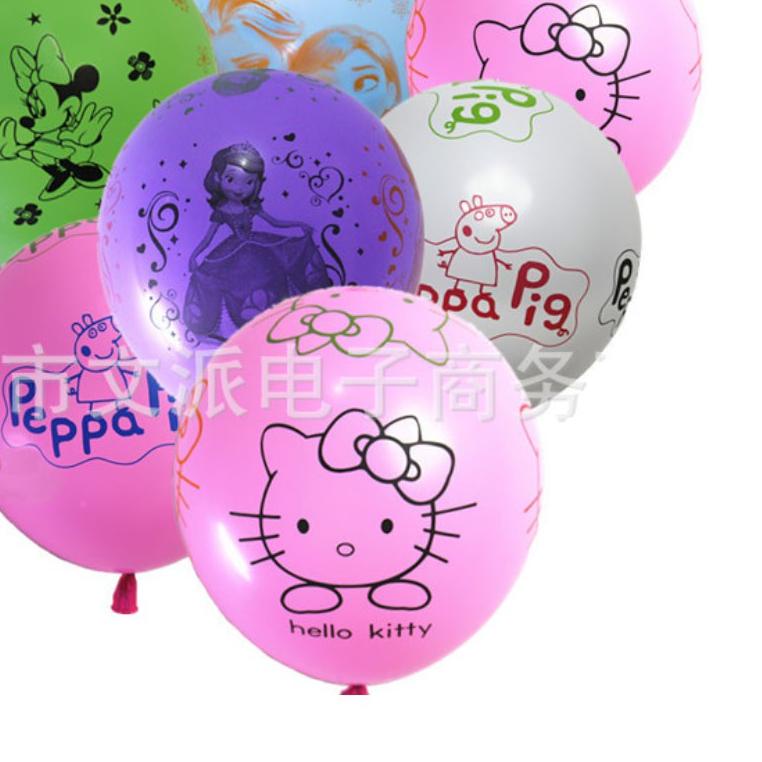 ➺ BALON LATEX METALIK (1PACK = 100PC) MIX BALON KARTUN KARAKTER MIX BALON ULANGTAHUN MURAH BALON LAT