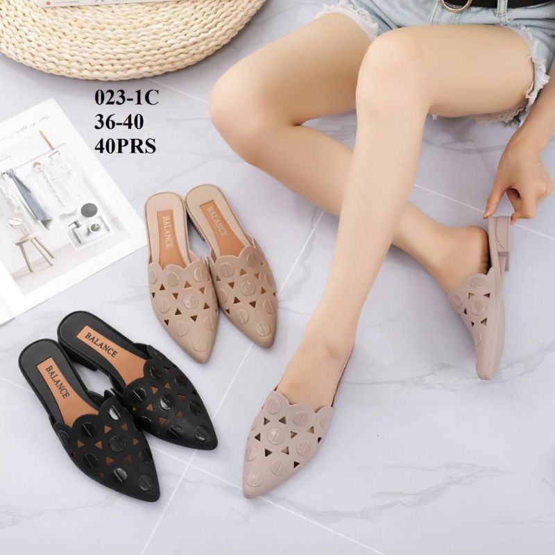 Sandal Slop Jelly Sandal Slop Lancip Balance Terbaru Awet 023-1