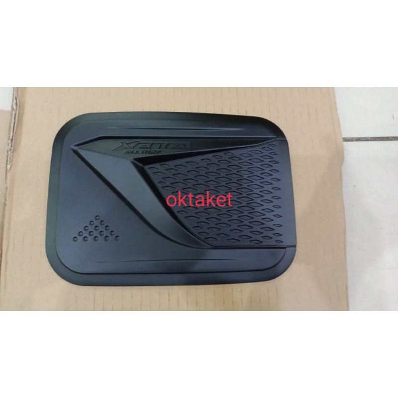 Tank cover/ tutup tangki mobil Avanza Xenia 2012- 2020 hitam crosstivo