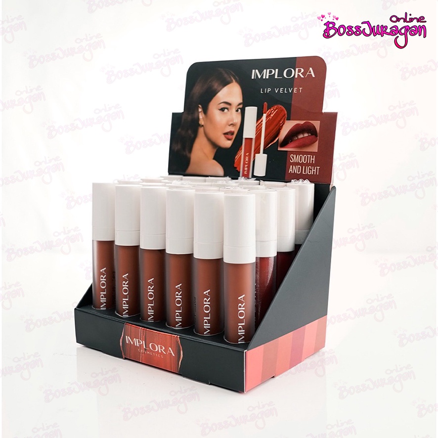 (BOSS) IMPLORA Lip Velvet 4,6 gram | Lip Cream Matte | Lipstik | Lipvelvet BPOM