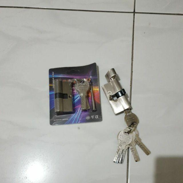 Kunci Silinder Knob Pintu Kamar Mandi Kunci Komputer