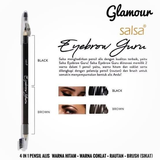 (COD) SALSA Eyebrow Guru - SALSA PENSIL ALIS 4 IN 1 ORIGINAL