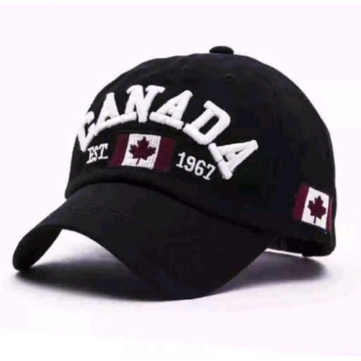 Topi Baseball Cap Logo  Canada 1967 kualitas Premium