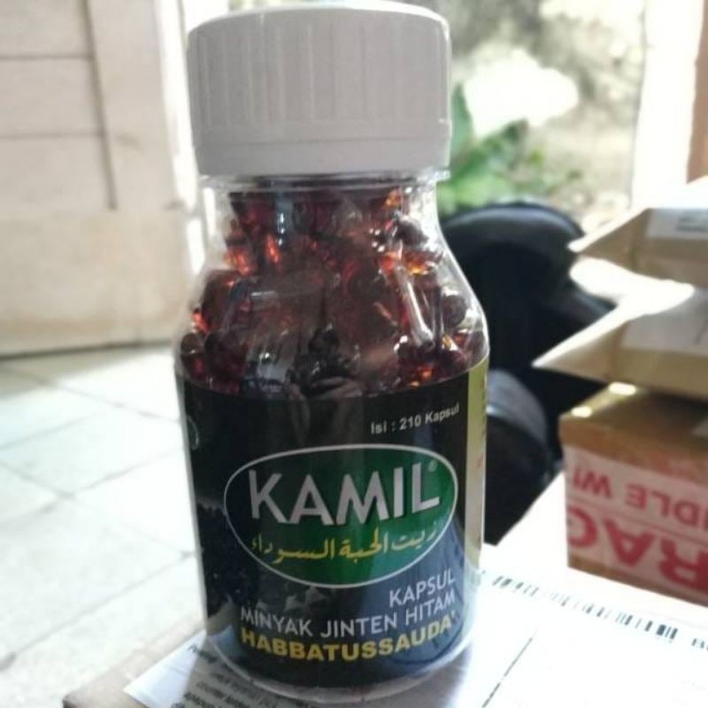 Minyak Jinten Hitam / KAMIL Habbatussauda Obat Herbal 210 kapsul