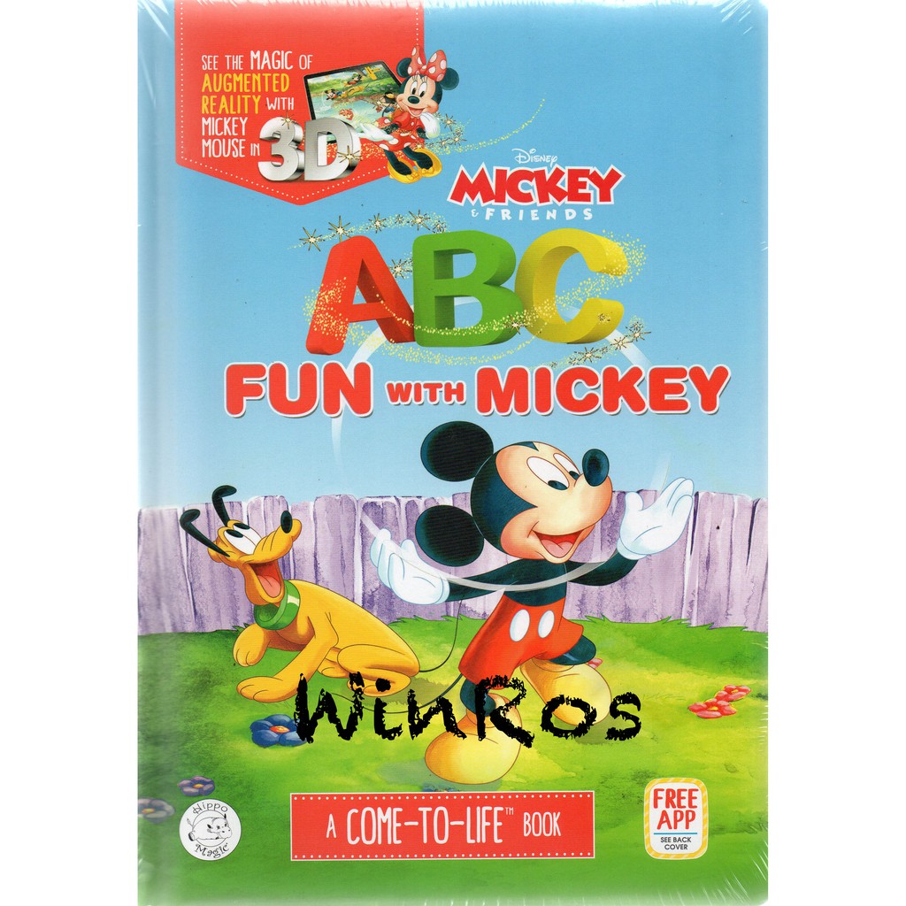 BBW Buku Ajaib Little Hippo ABC Fun Counting Fun with Mickey Disney