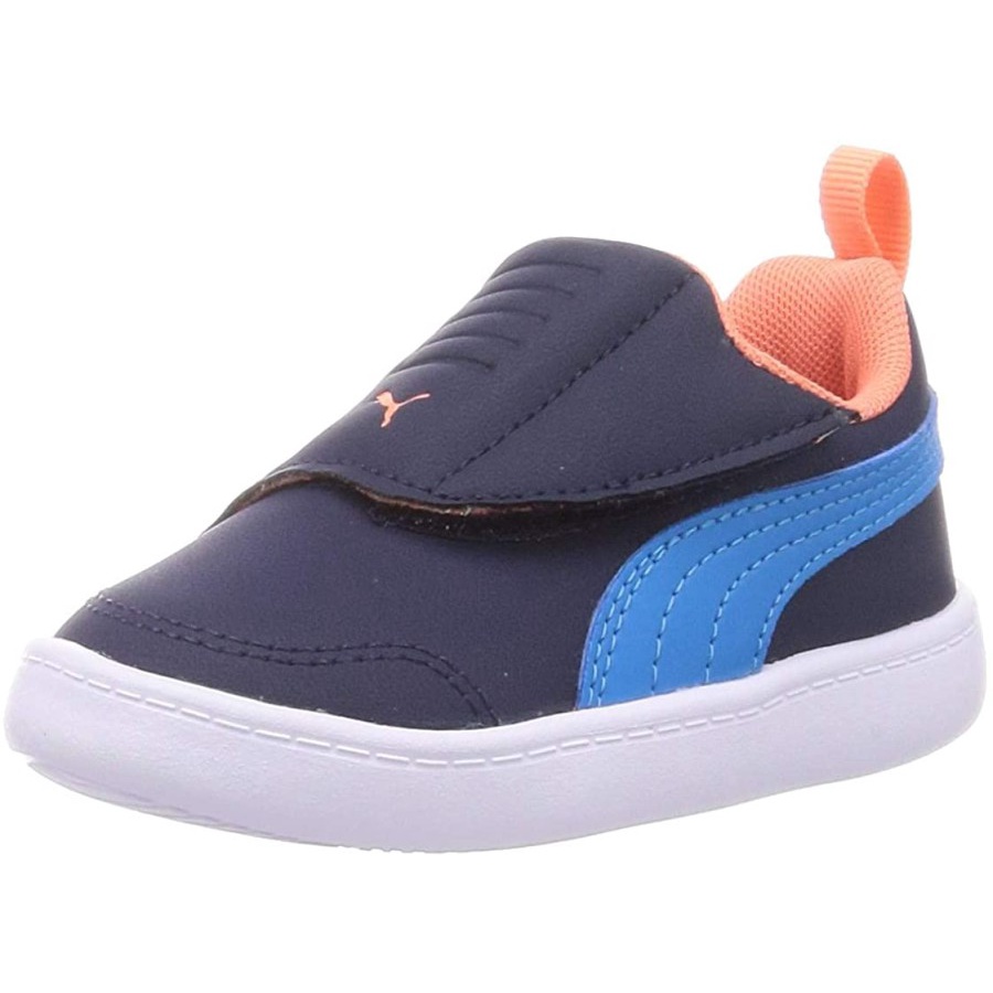 Sepatu Puma Kids Courtflex v2 Padded V Inf Peacoat-Dresde 372994 01