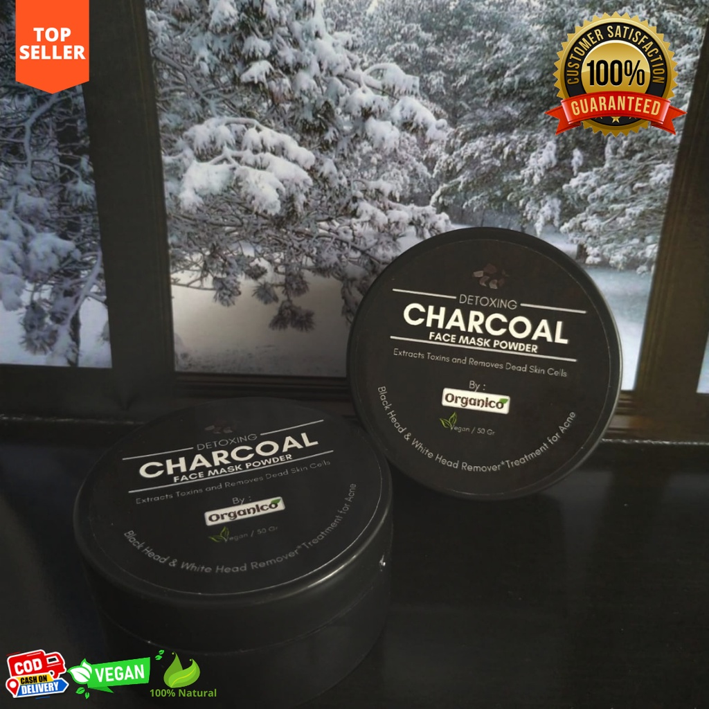 Masker Wajah Charcoal Mask Masker Jerawat Clay Mask Masker Pria Masker Organik Masker Organico