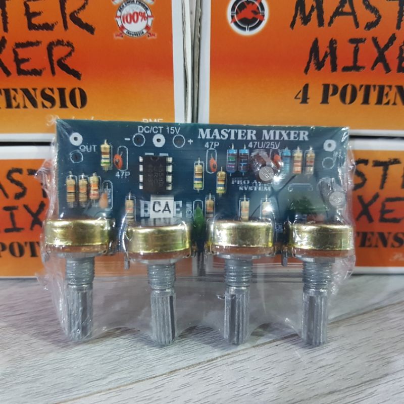 Kit Master Mixer 4 potensio
