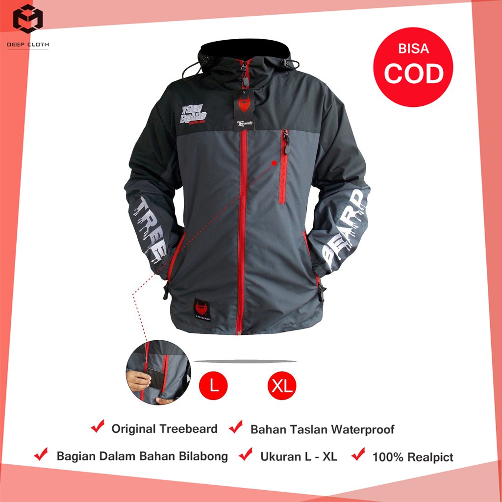 [BISA COD] JAKET PRIA TERBARU STORMLINE TREEBEARD PRIA WANITA OUTDOOR STORM LINE TREEBEARS TREEBEARD