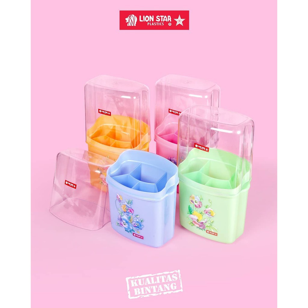 Tempat Sendok + Tutup Cutlery Keeper Adora Lion Star TS33