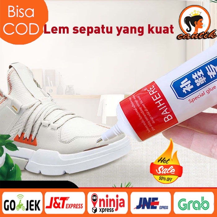 HC Lem Perekat Sepatu Baihere Super Kuat / Cairan Penambal Sol Sepatu Sendal Heels / Lem Perbaikan Serbaguna Tahan Air / Shoe Glue Waterproof Tahan Lama / Lem Transparan untuk Tas Plastik Pakaian Kulit Kain Karet Sepatu Rusak Jebol