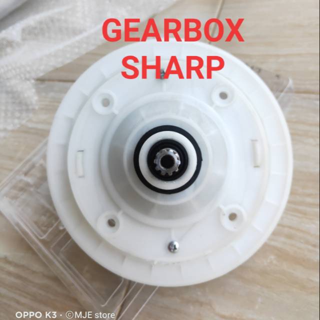 GEARBOX MESIN CUCI SHARP GEAR BOX SHARP PULLY BESAR PLUS SOCKET