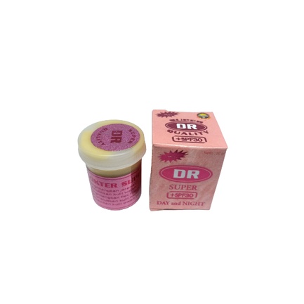 Cream DR Merah Day &amp; Night Spf 30+ Original - Cream Racikan Dokter - Cream Pemutih