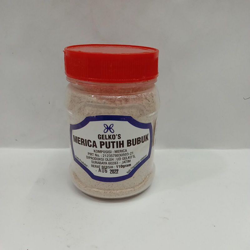 

Gelko's Bubuk Merica Putih 110gr