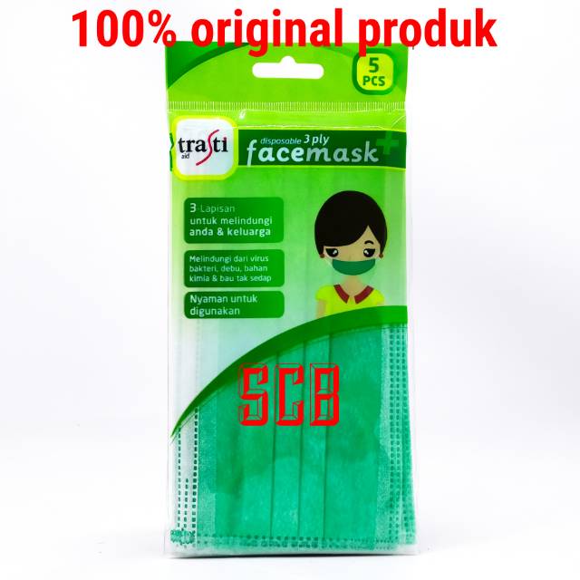 Masker Disposable 3 Ply / Facemask 3ply