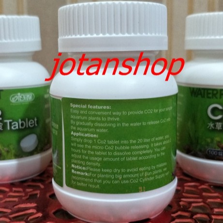 ISTA CO2 TABLET botol 100pcs aquarium aquascape