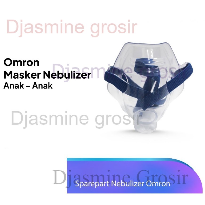 Omron Nebulizer Mask Adult Child/ Aksesoris Omron Masker Nebu Omron Dewasa Anak