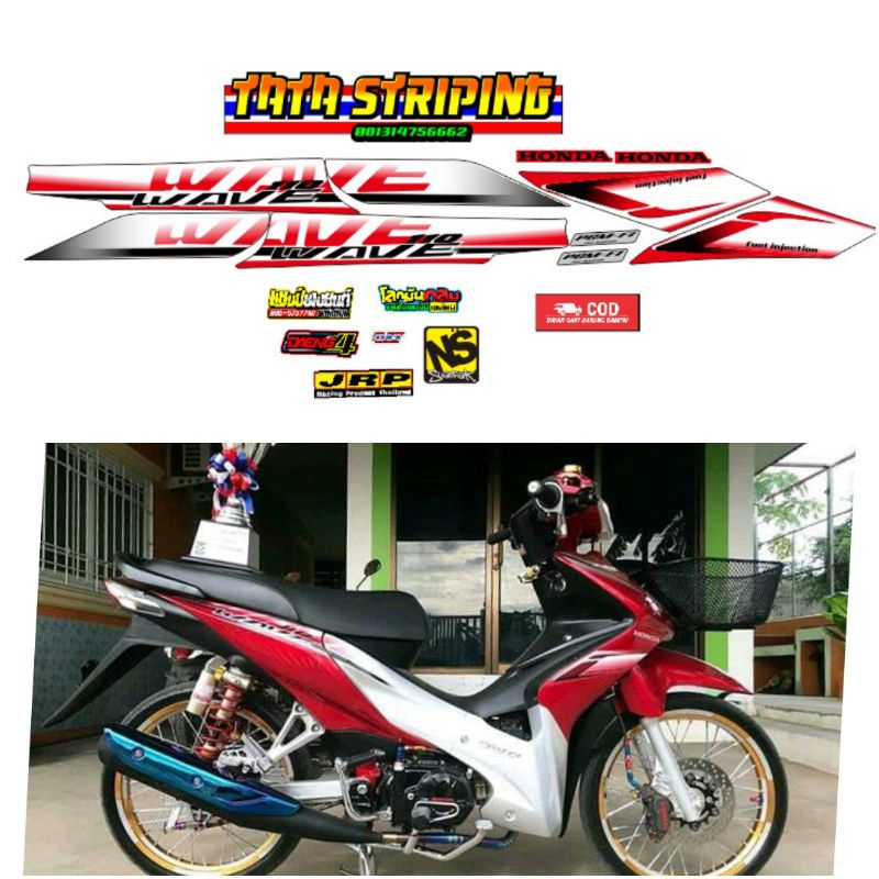 striping revo thailand wave 110i thailand