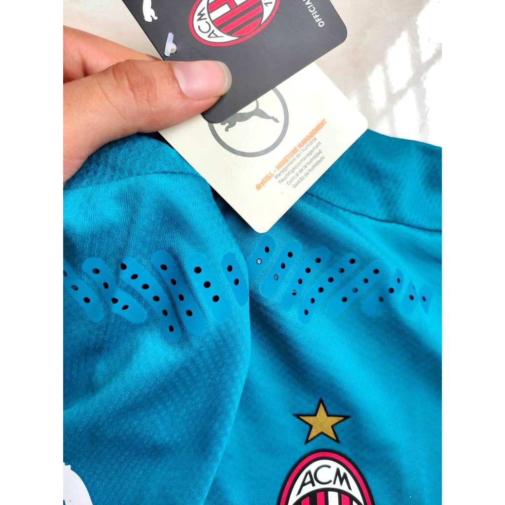 HQ PLAYER ISSUE EVOKNIT - JERSEY BOLA MILAN 3RD THIRD 2020-2021 EVOKNIT HQ IMPORT