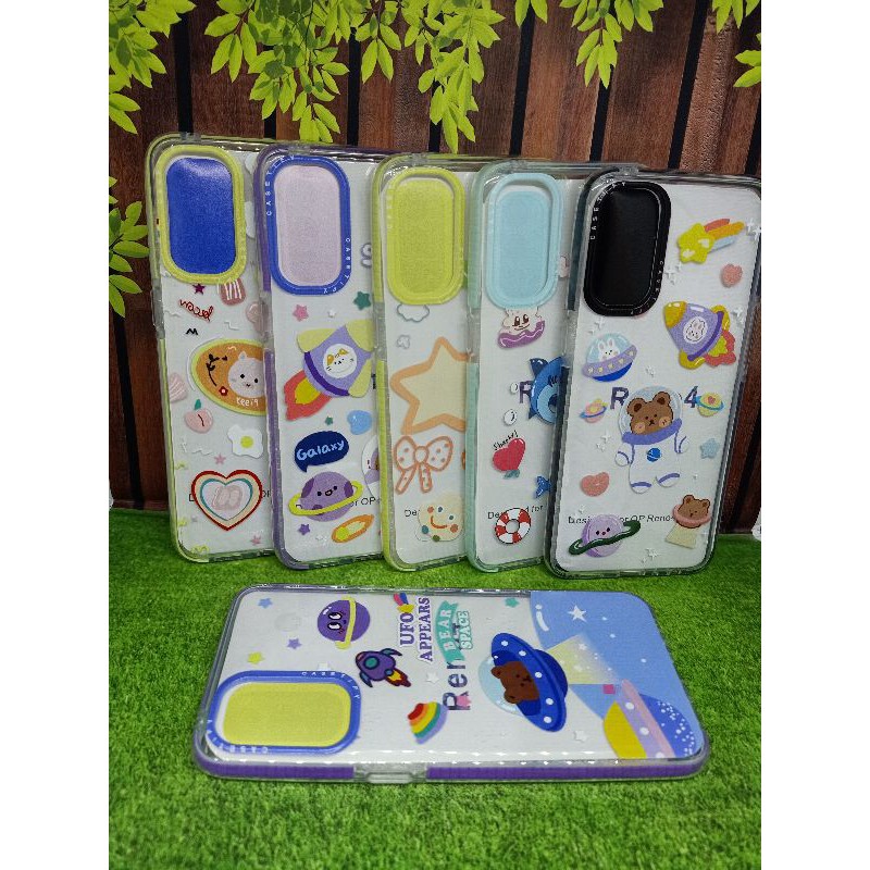 softcase gambar oppo reno 4, softcase karakter oppo reno 4