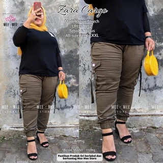 Jual Celana Cargo Jogger Jumbo Bb Kg Celana Joger Cargo Wanita