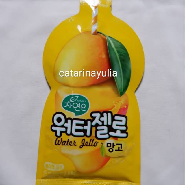 

Water jello Minuman jelly rasa buah mangga