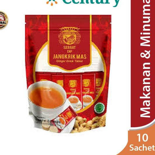 

DISCOUNT !!! 7.7 Serbat Cap Jangkrik Mas Ginger Drink Tablet 10 Sachet / Minuman Herbal Jahe / Minuman Tradisional [KODE 856]