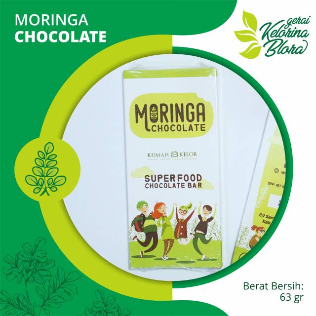 Cokelat Kelor / Coklat Kelor - Moringa Chocolate - Kelorina - Moringa Organik Indonesia