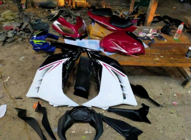 Fullsett fairing vixion new model Ninja fi