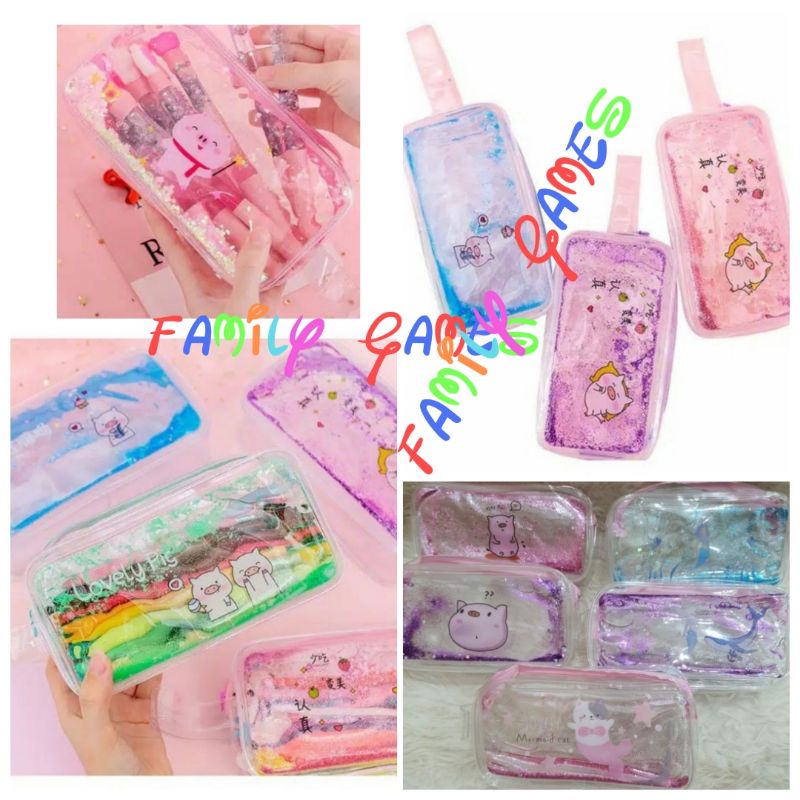 family games KOTAK PENSIL GLITTER air gliter