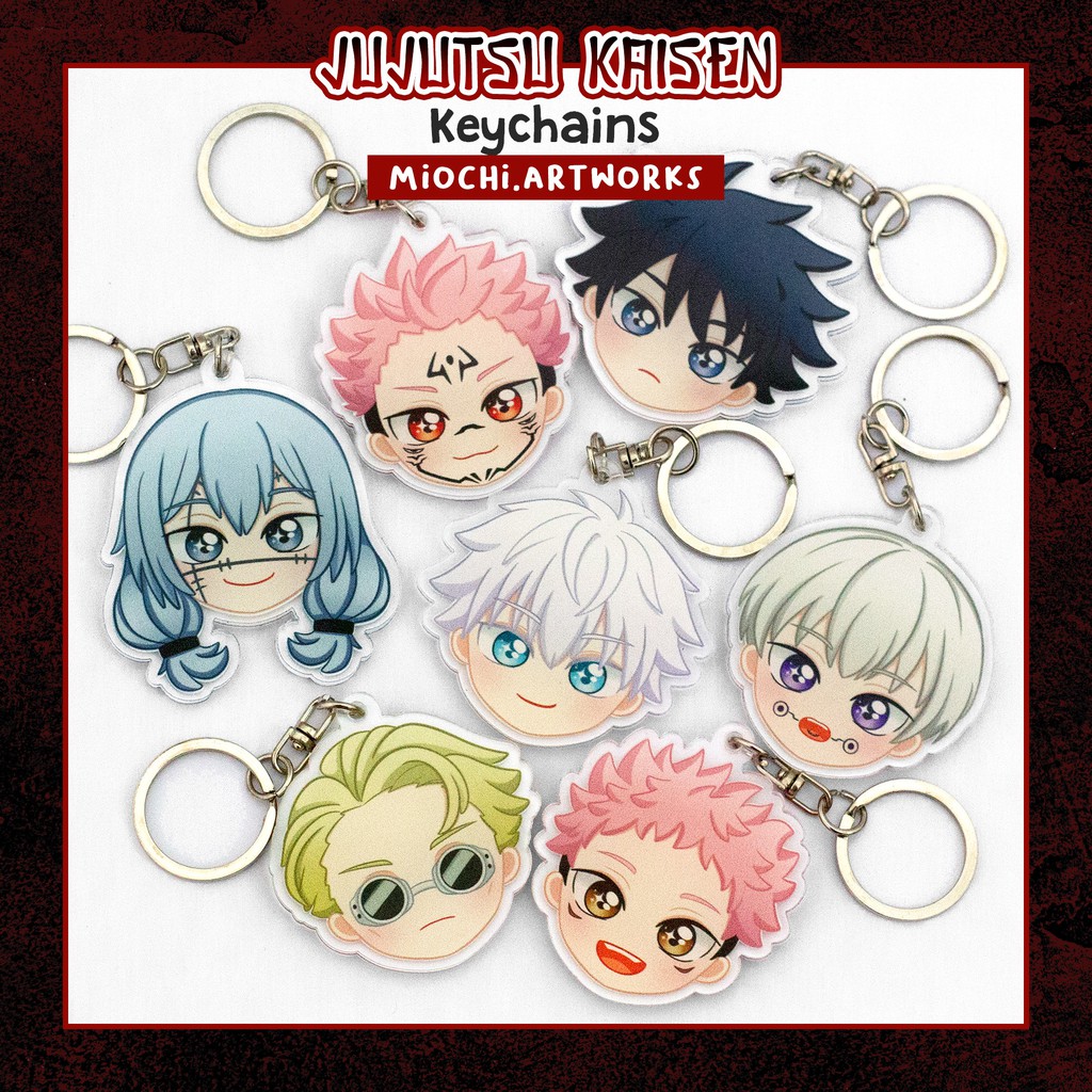 [MIO] Jujutsu Kaisen JJK Keychain Gantungan Kunci - Fan Art Merchandise