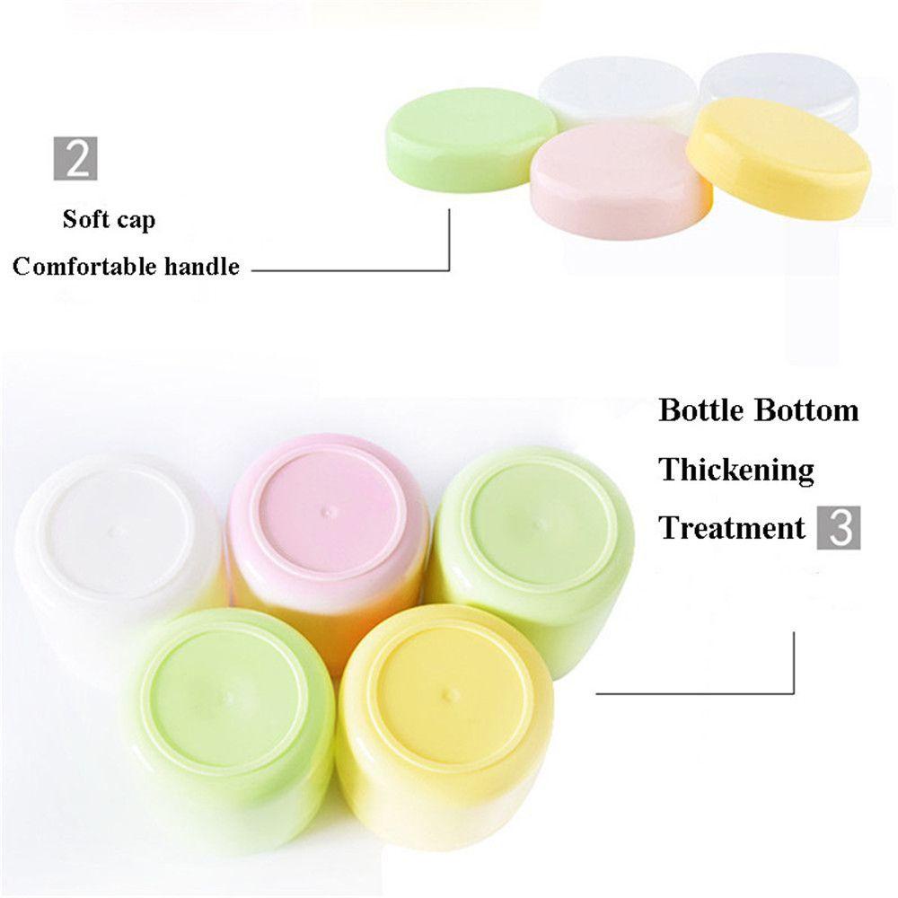 Preva 5Pcs/lot Pot Krim Wajah Portable Alat Makeup Tutup Dalam Wadah Kosong
