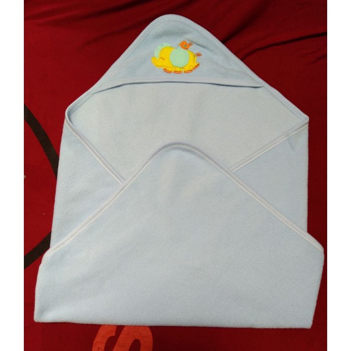 Preloved Selimut Topi Bayi Lucky Angel Hoodie Blanket Handuk Lembut