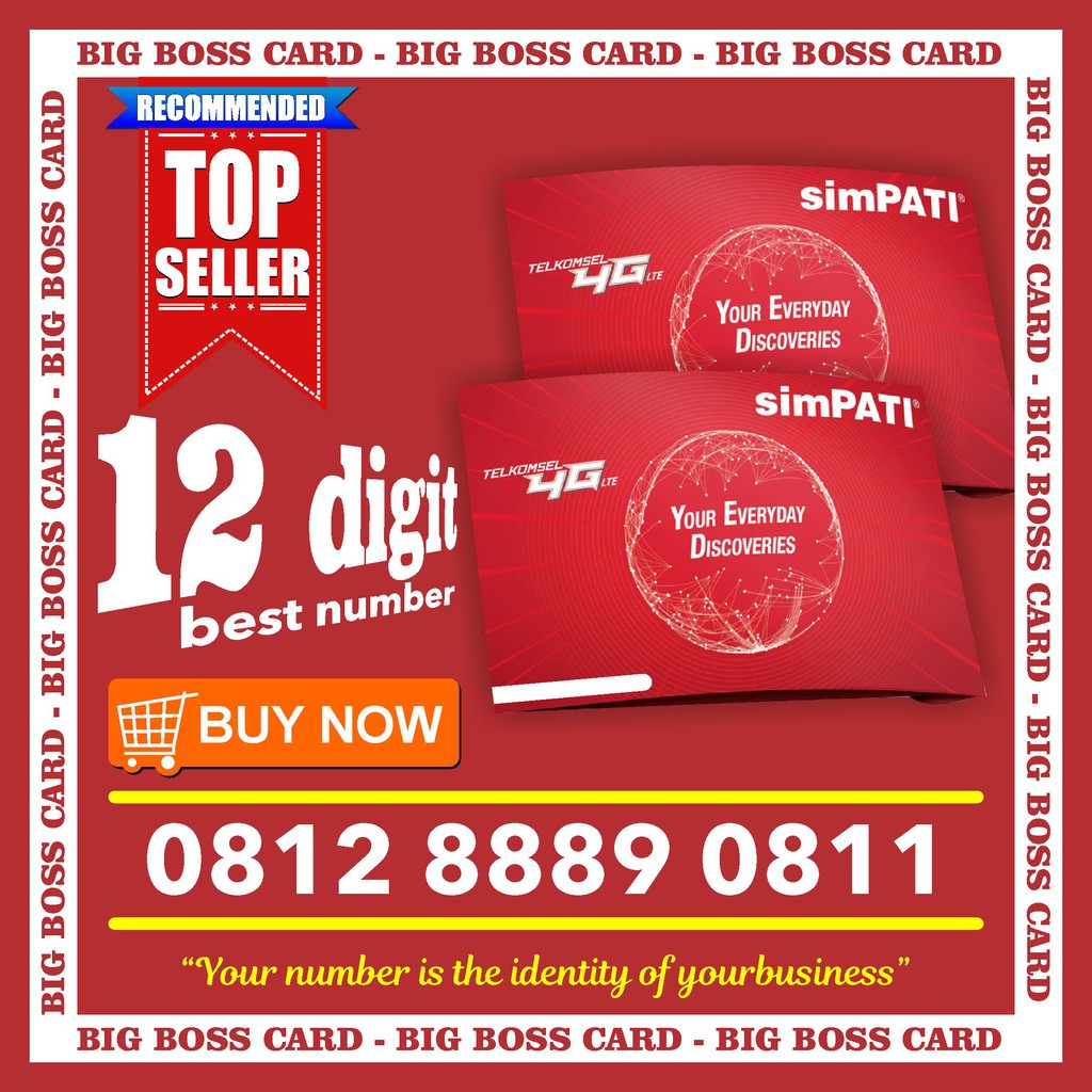 NOMOR CANTIK SIMPATI | NOMOR CANTIK TELKOMSEL | SERI GEMUK | NAIK HOKI 8889 0811