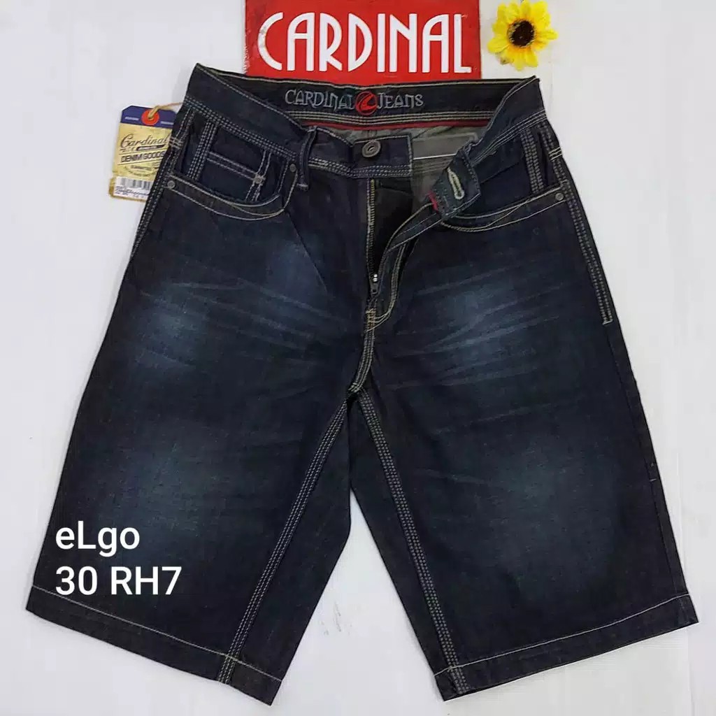 BB 30-RH CARDINAL JEANS CASUAL Celana ( REGULER FIT ) Pria Celana Pendek Original