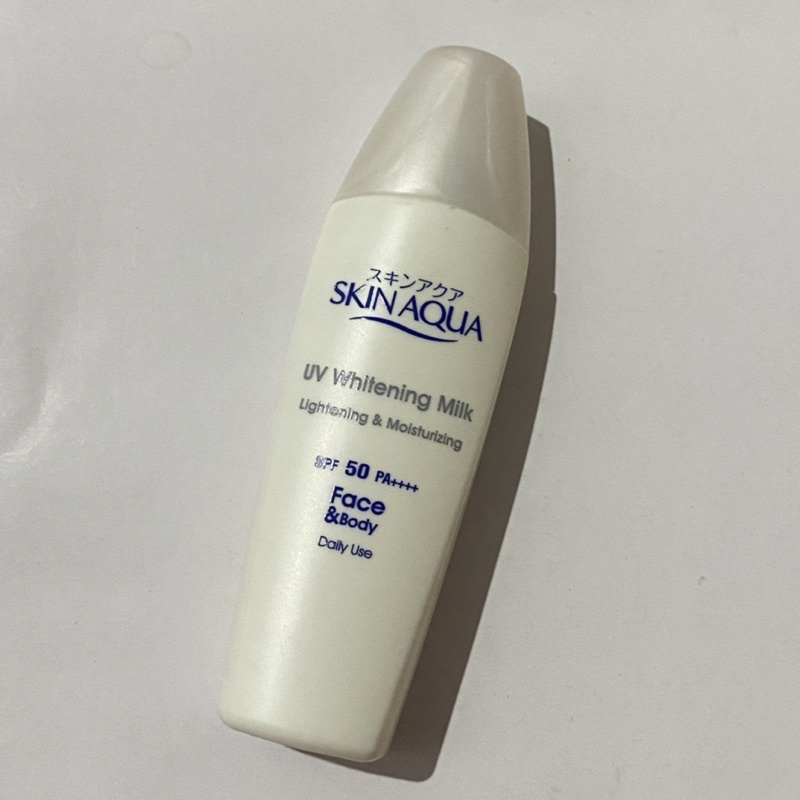 [BOOKED] Preloved Sunscreen / SS Skin Aqua spf 50 pa++++ UV Whitening Milk
