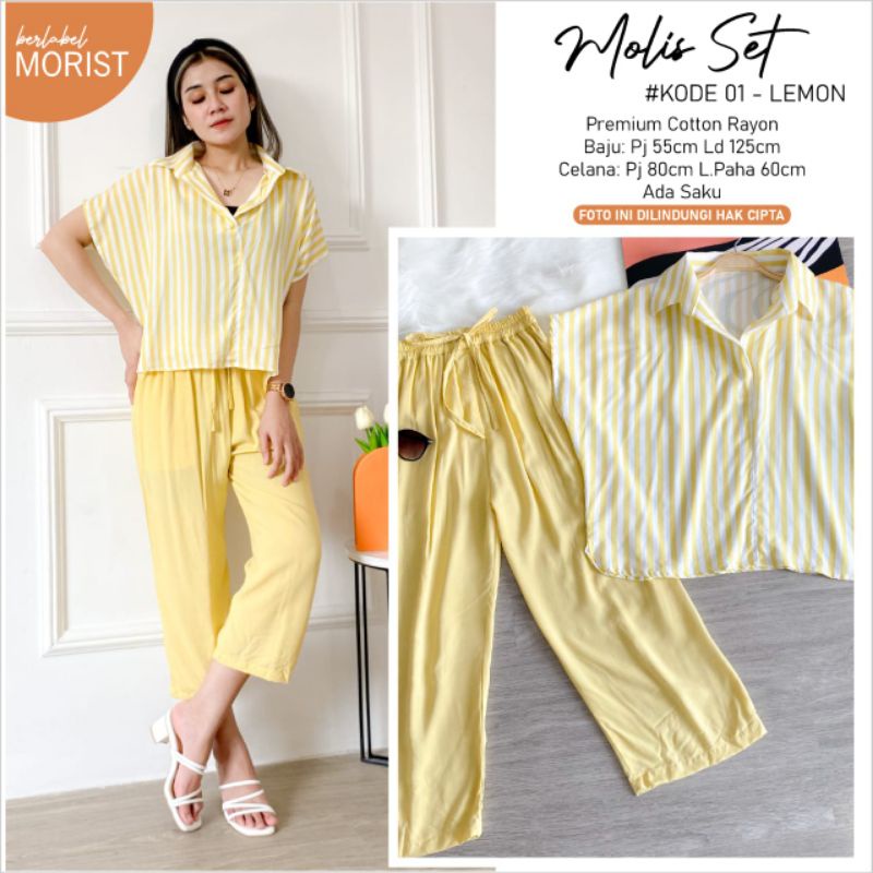 Molis set berlabel Morist
