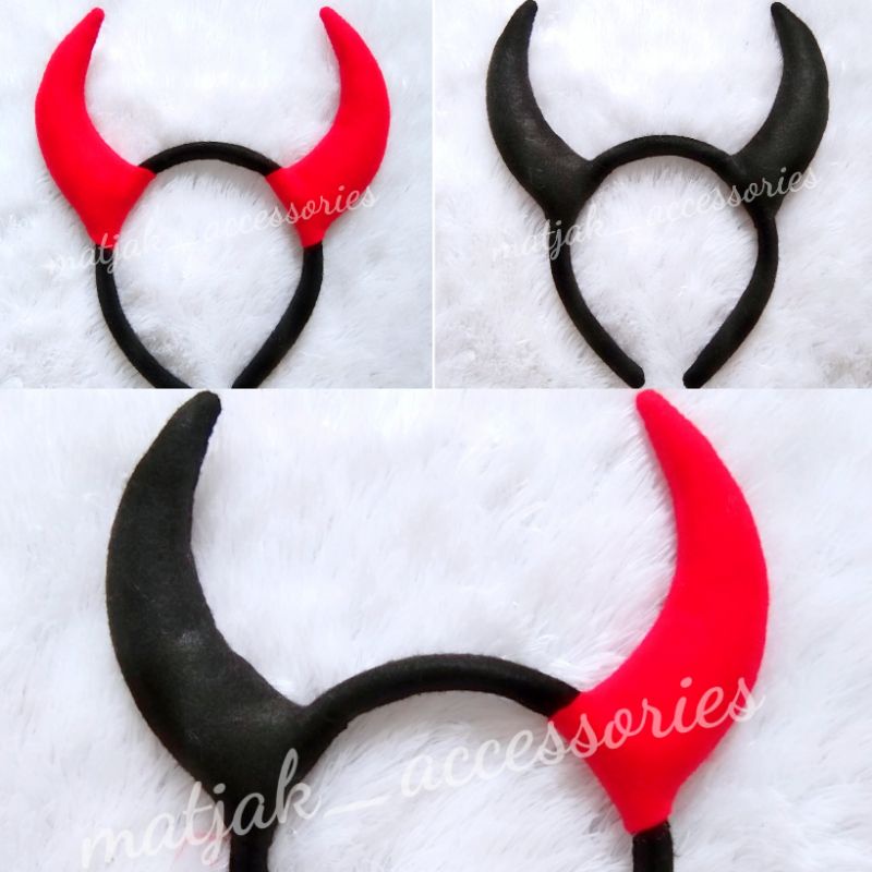 Bando Devil Bando Halloween Tanduk Devil Evil Setan