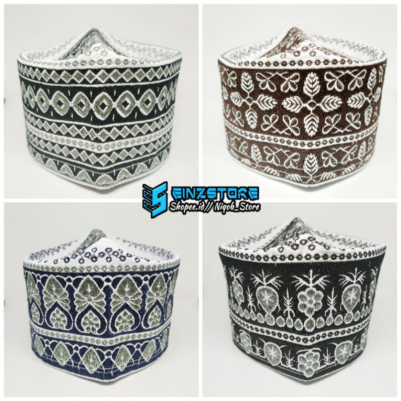 Peci Oman Bangladesh As-syarif motif terbaru