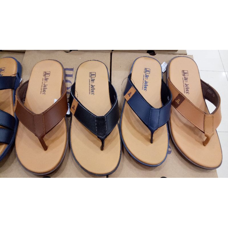 SANDAL KULIT COWOK JIM JOKER ORIGINAL