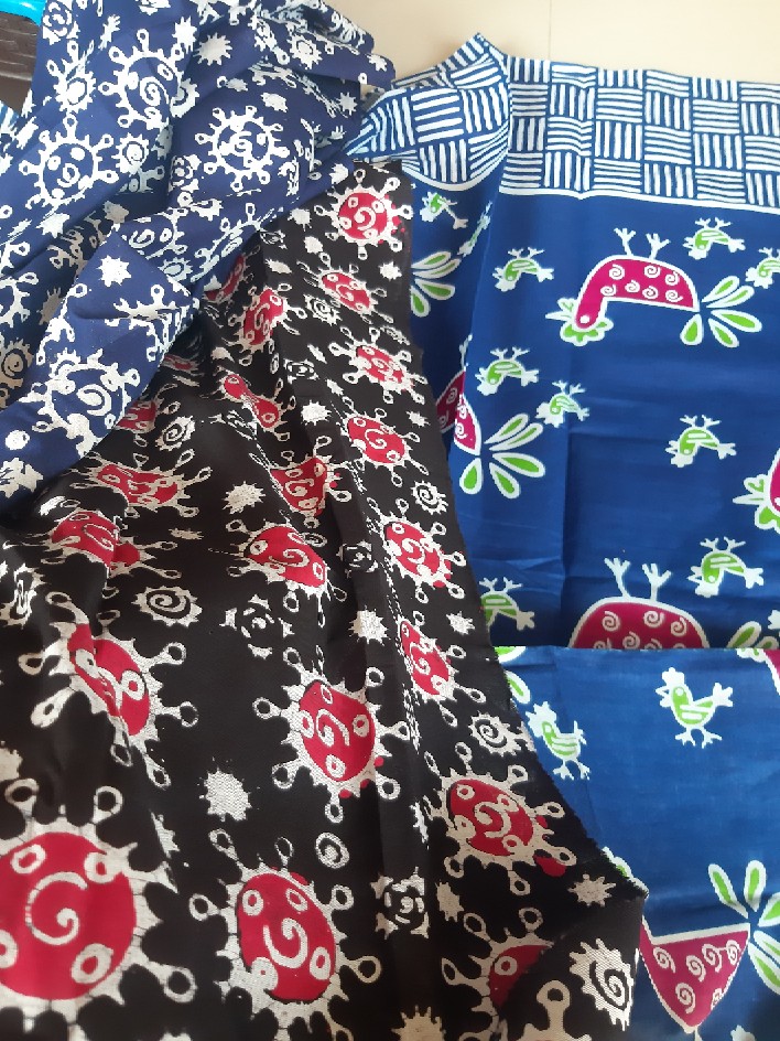 Atk Kain Batik Printing  Murah Motif Ayam Batik Anak Ayam Batik Seragam Kerja Batik Murah Pekalongan