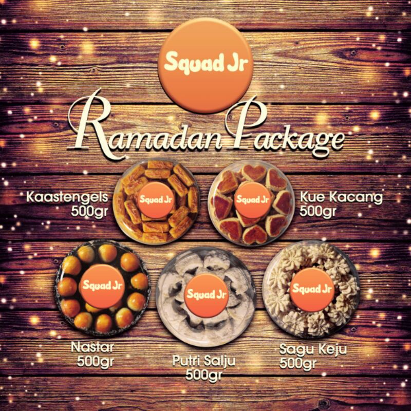 

Paket Kue Kering(Cookies) Nastar, Sagu Keju, Kaastengels, Putri Salju, Kue Kacang Hari Raya, Idul Fitri, Lebaran, Natal, Tahun Baru Squad Jr