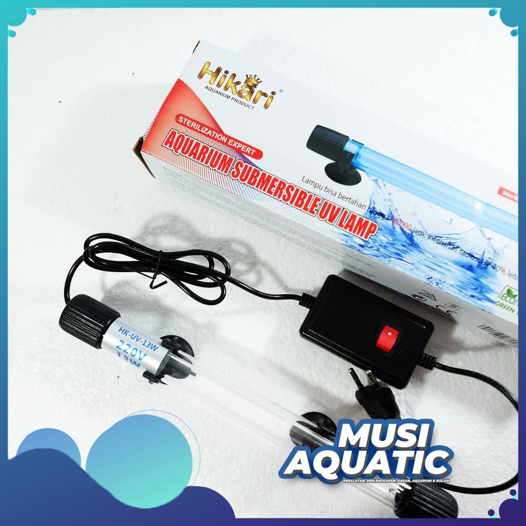 LAMPU CELUP UV AQUARIUM HIKARI HK-UV-13 13 Watt