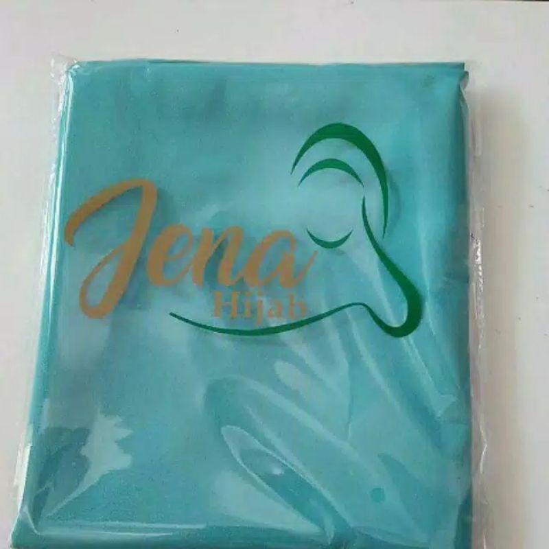 HIJAB KHIMAR/ BERGO DUA LAYAR BAHAN  CERUTY BOBY DOL-Ijo min