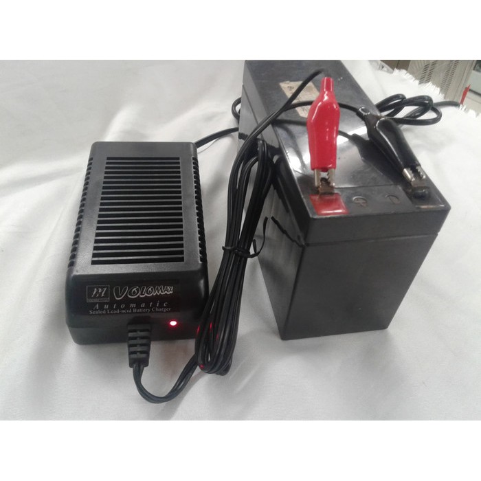 VOLOMAX Casan Aki Kering / Battery Charger Accu 12V 2A