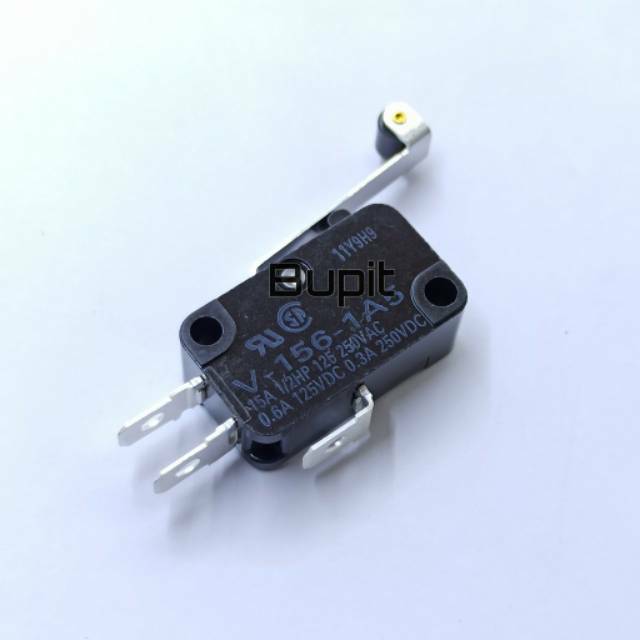Micro Switch Omron Original + Roda Tuas Sedang V-156-1A5