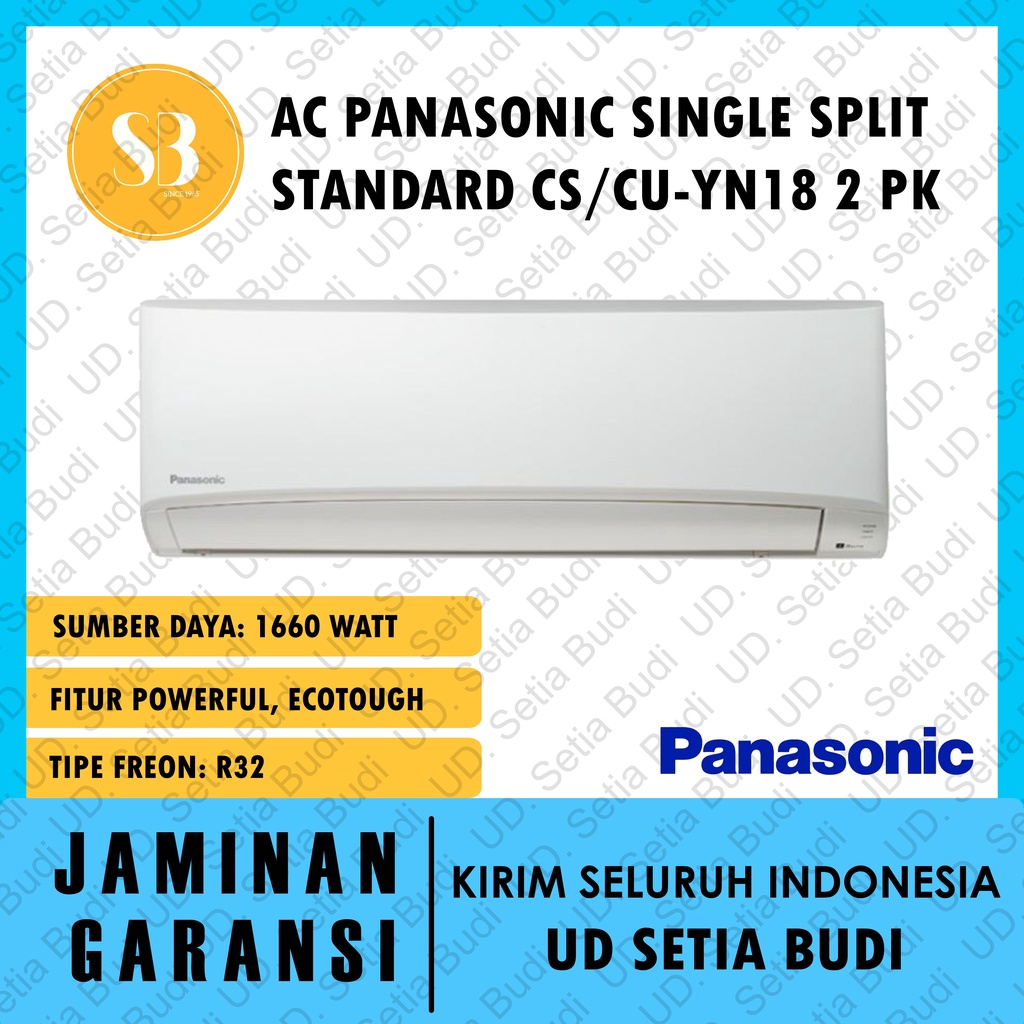 AC Panasonic Single Split Standard YN18 2 PK CS CU YN18WKJ
