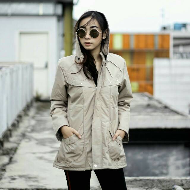 Jaket Parka Taslan Wanita PREMIUM !!