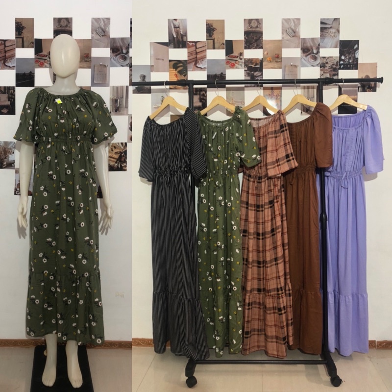 dress casandra serut dada